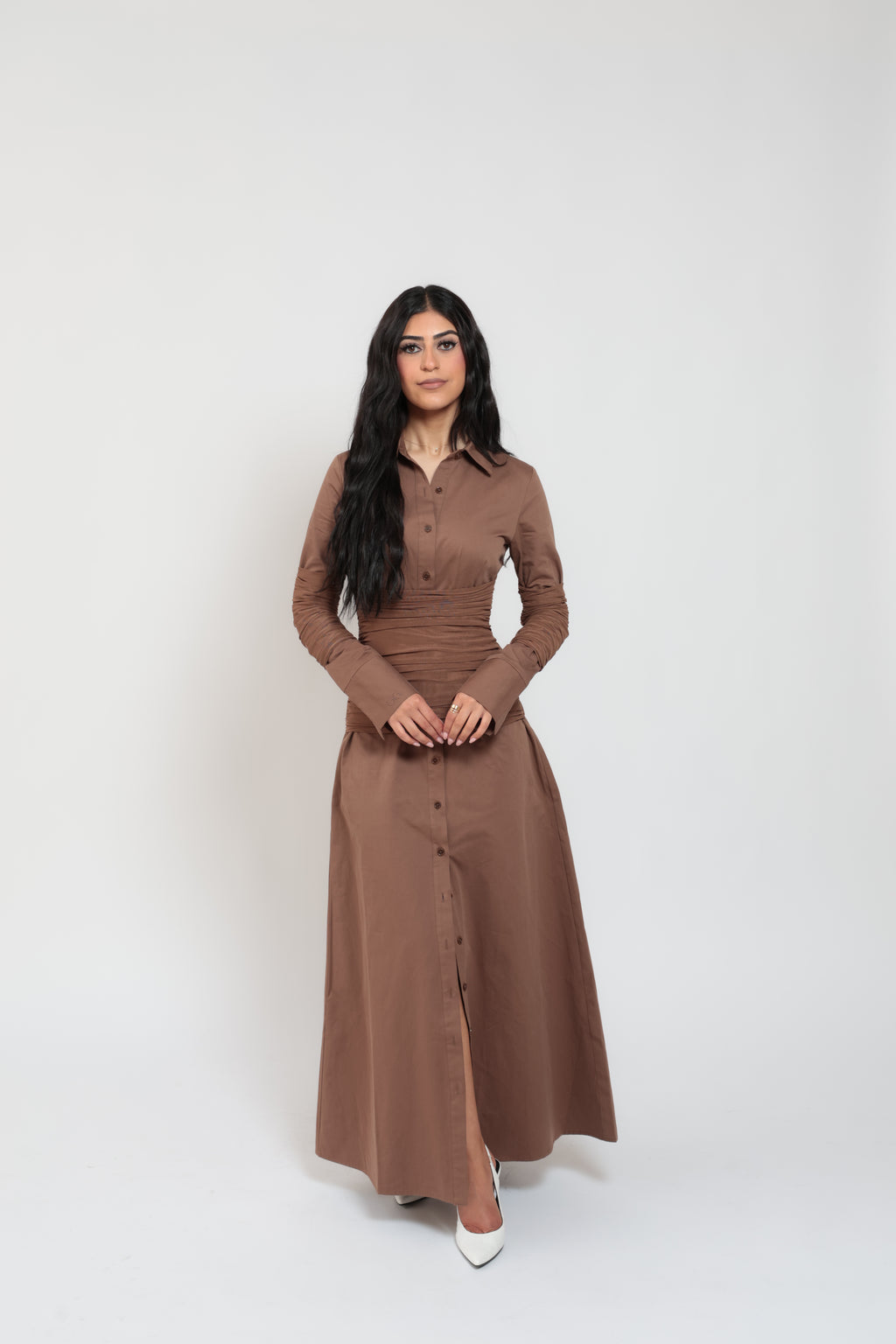 Giselle Dress Chocolate
