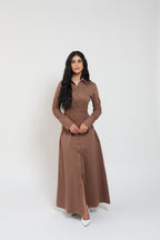 Giselle Dress Chocolate