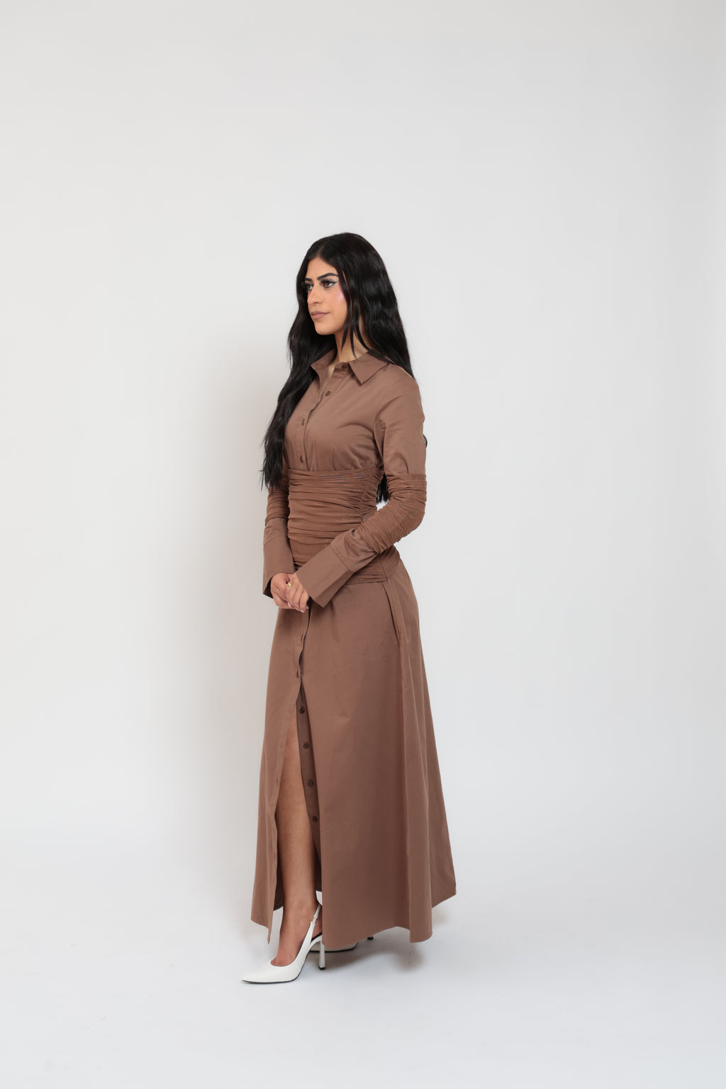 Giselle Dress Chocolate