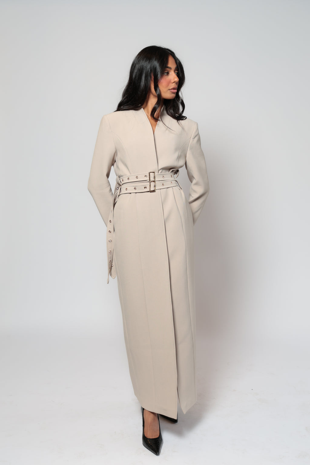 Lina Dress Almond