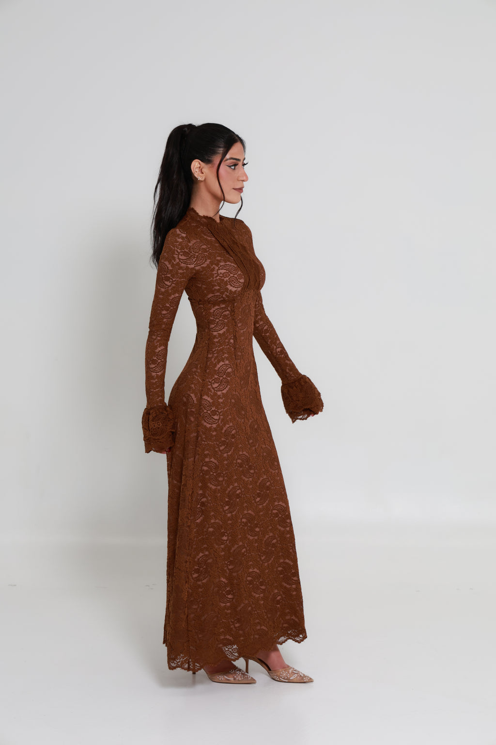 Scarlett Dress Chestnut
