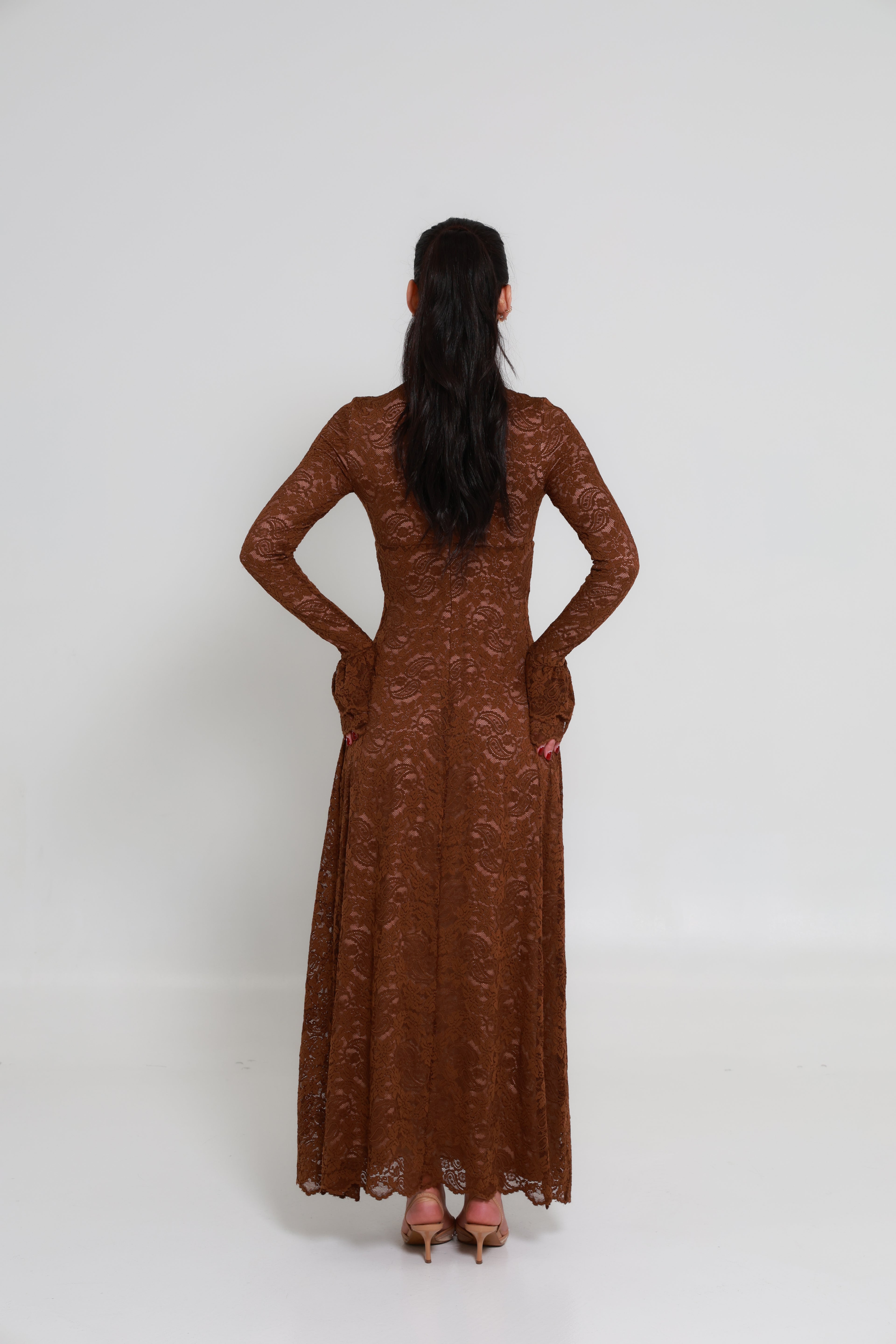 Scarlett Dress Chestnut