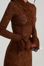 Scarlett Dress Chestnut