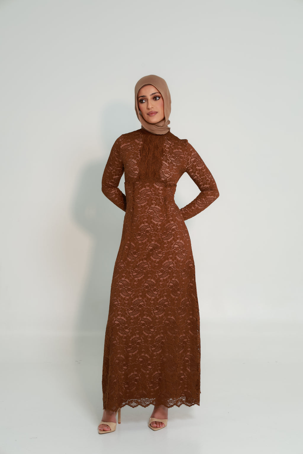 Scarlett Dress Chestnut