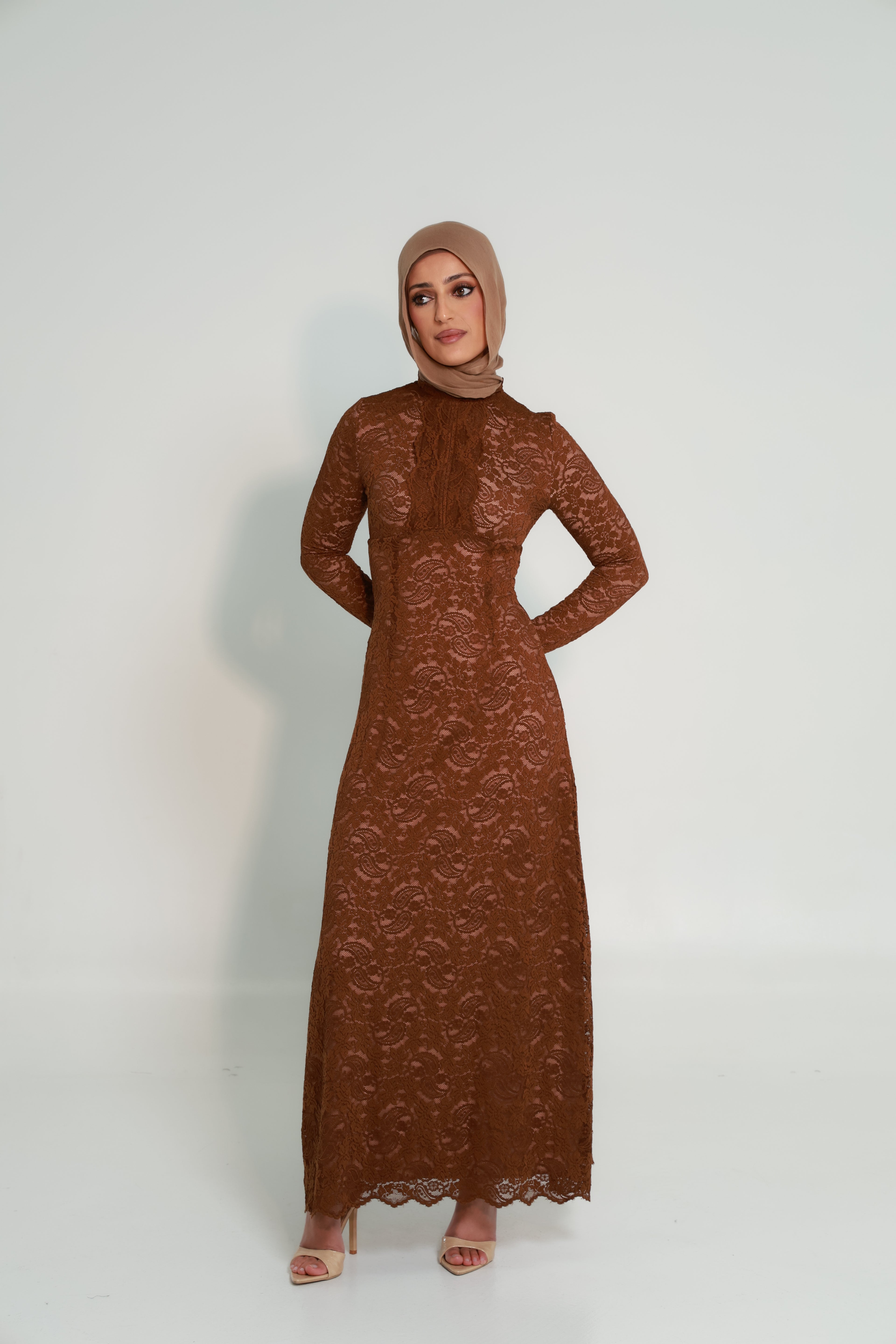 Scarlett Dress Chestnut