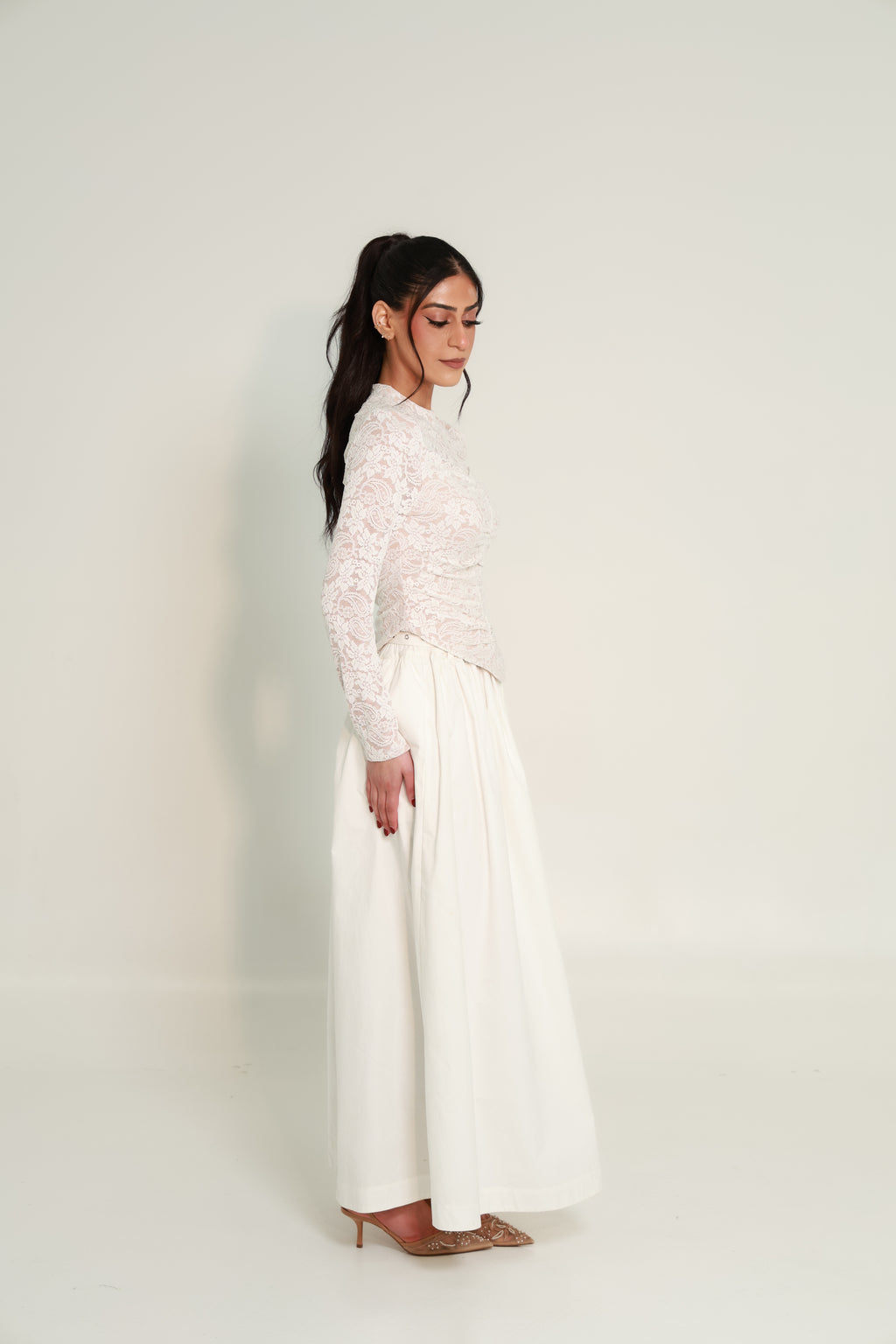 Luna Top White