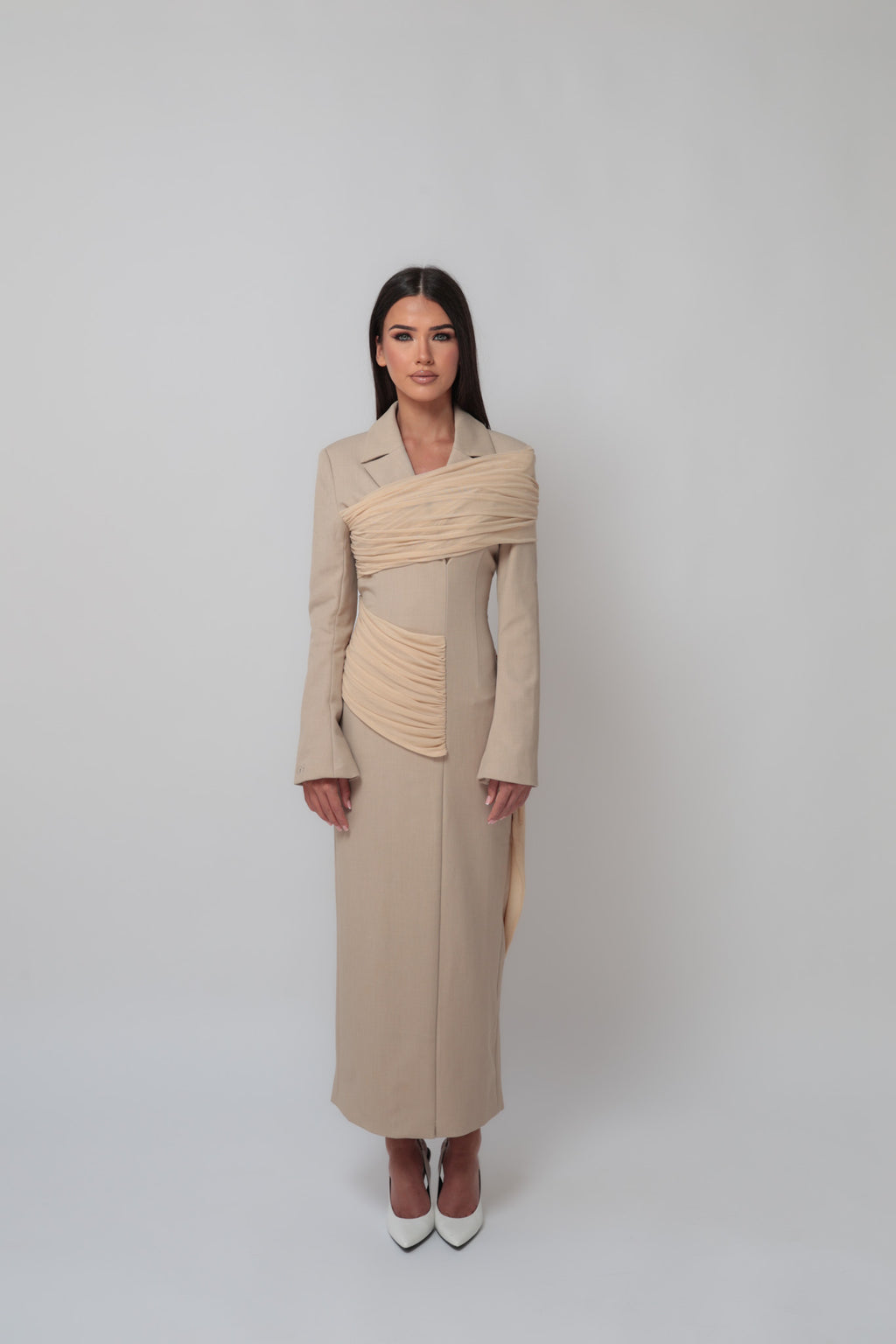 Brooklyn Dress Sand