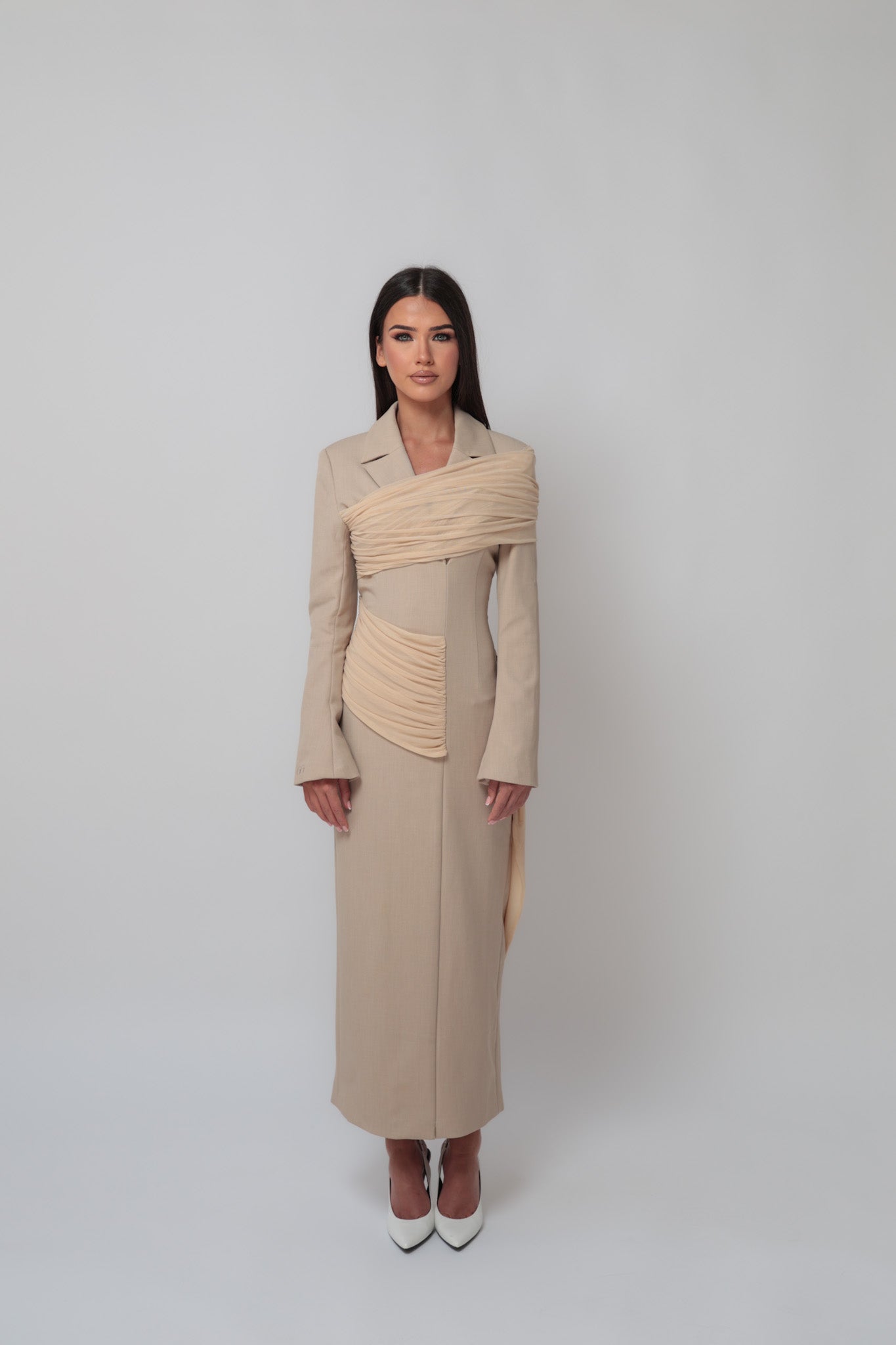 Brooklyn Dress Sand