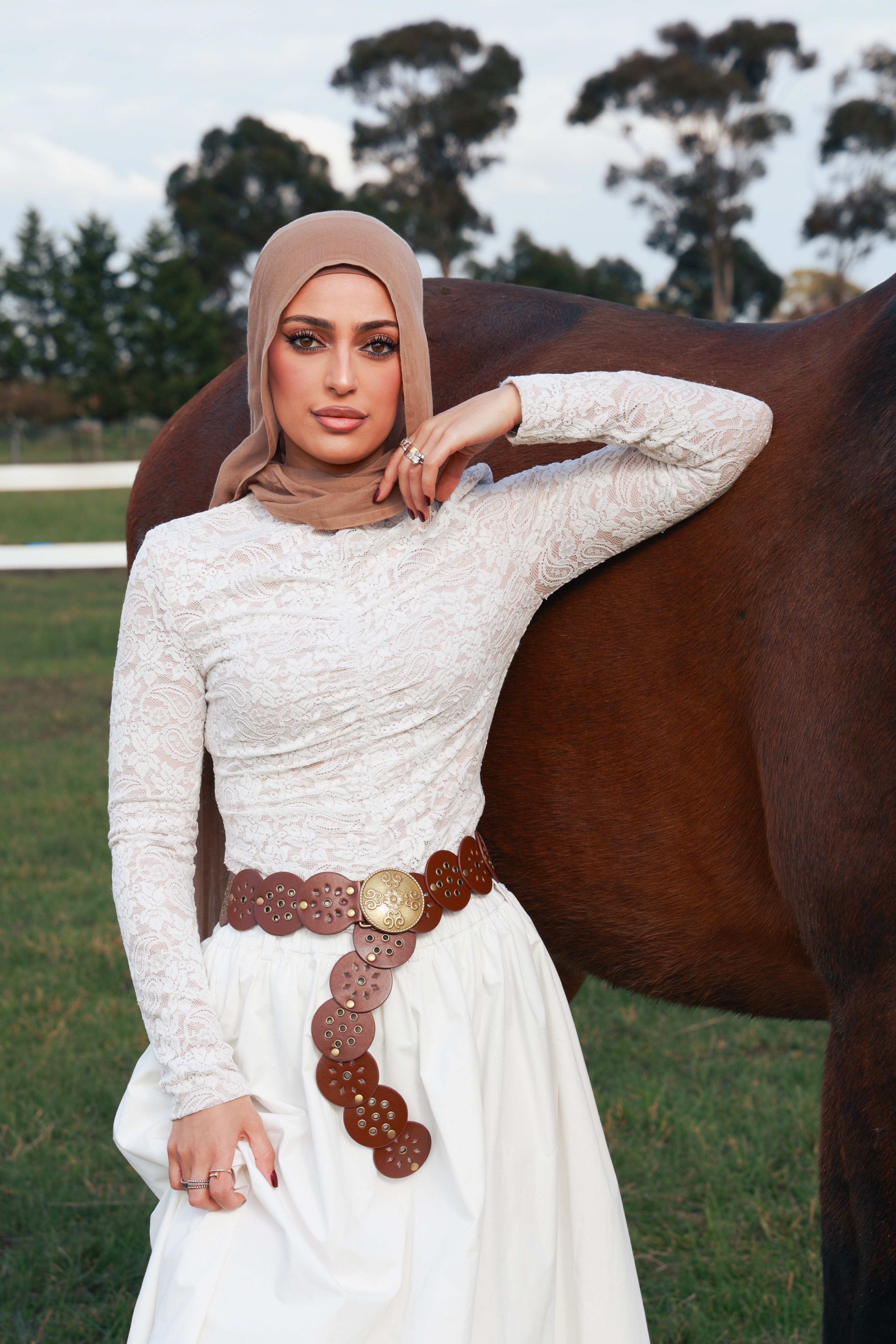 Luna Top White