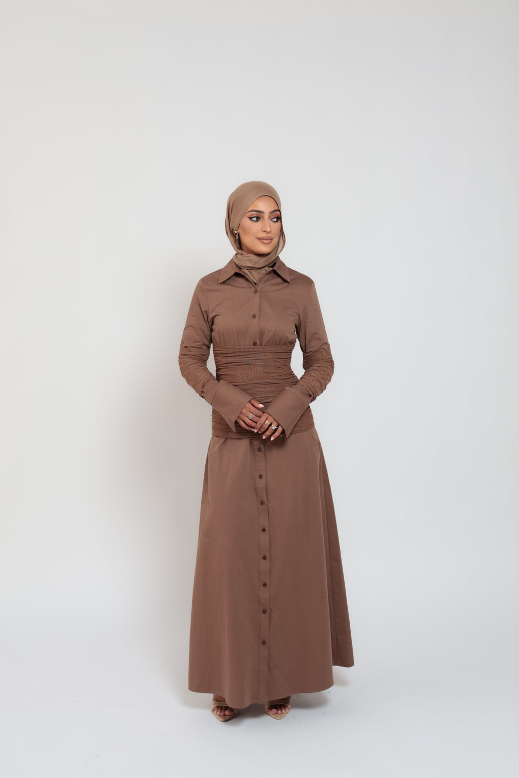 Giselle Dress Chocolate