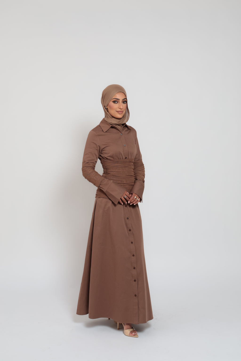 Giselle Dress Chocolate