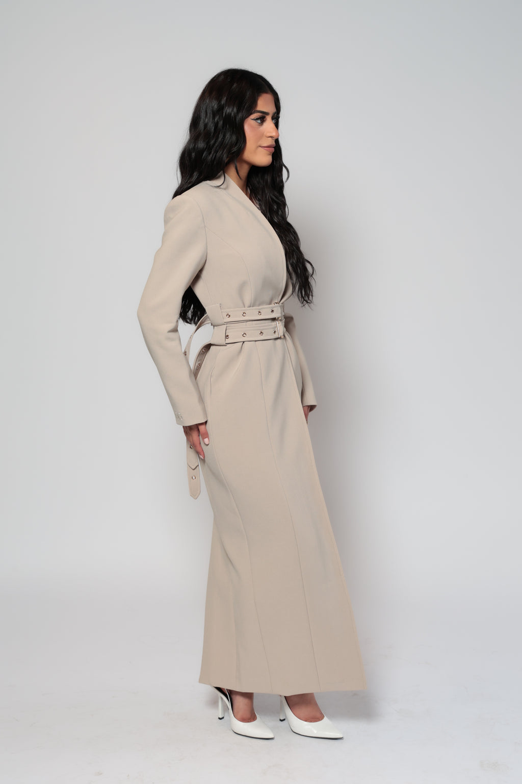 Lina Dress Almond